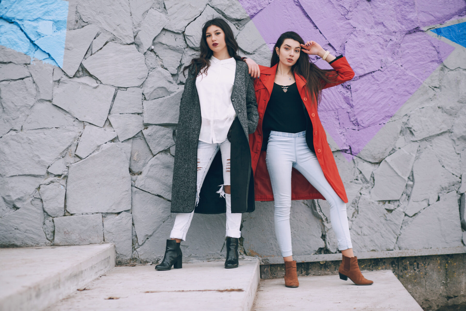 Fashion-Girls-in-der-Stadt